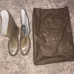 (Sold) Authentic Gucci rain boots